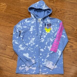 Disney Mickey tie dye and Splatter design Hoodie